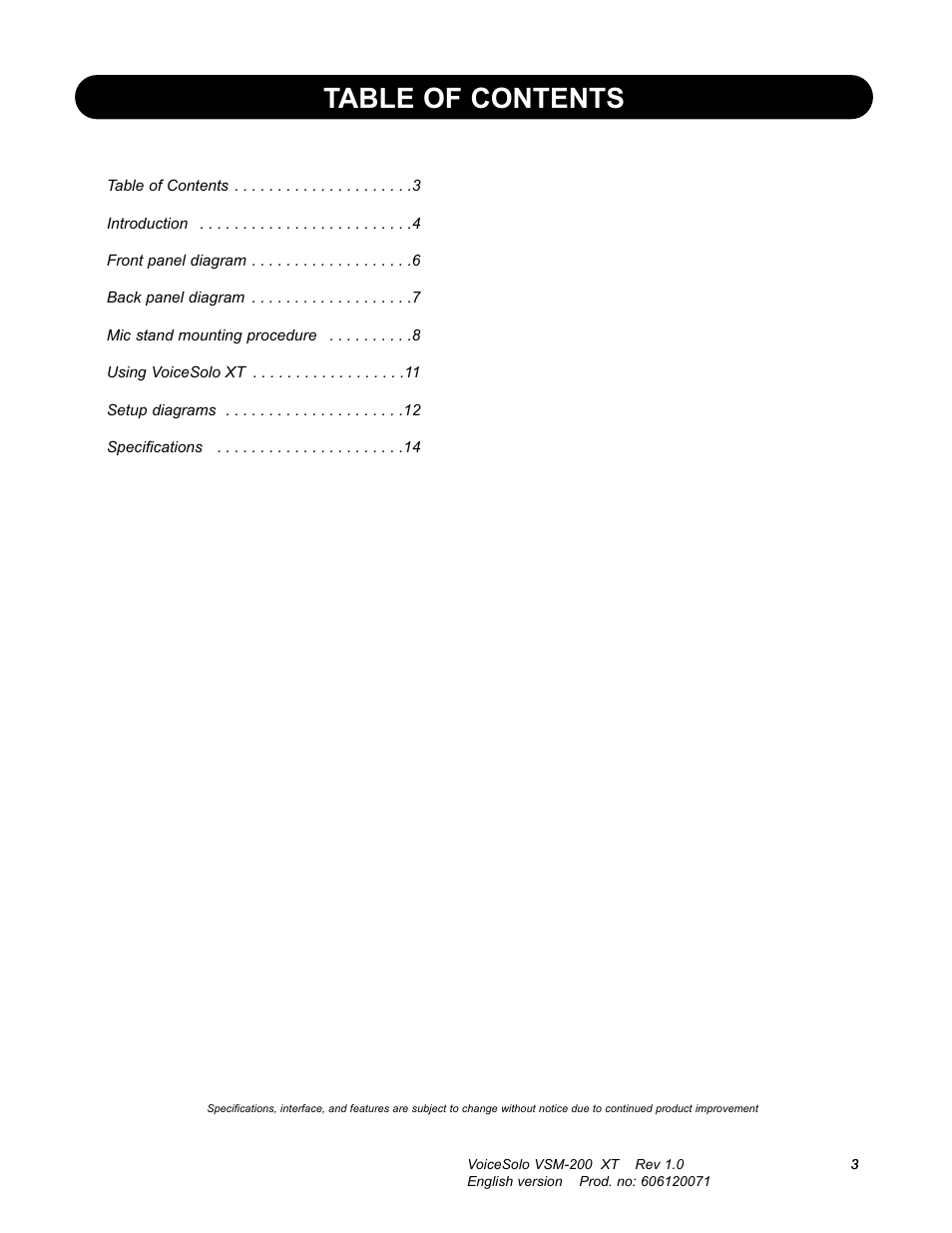 TC-Helicon VoiceSolo VSM-200 XT User Manual | Page 5 / 16