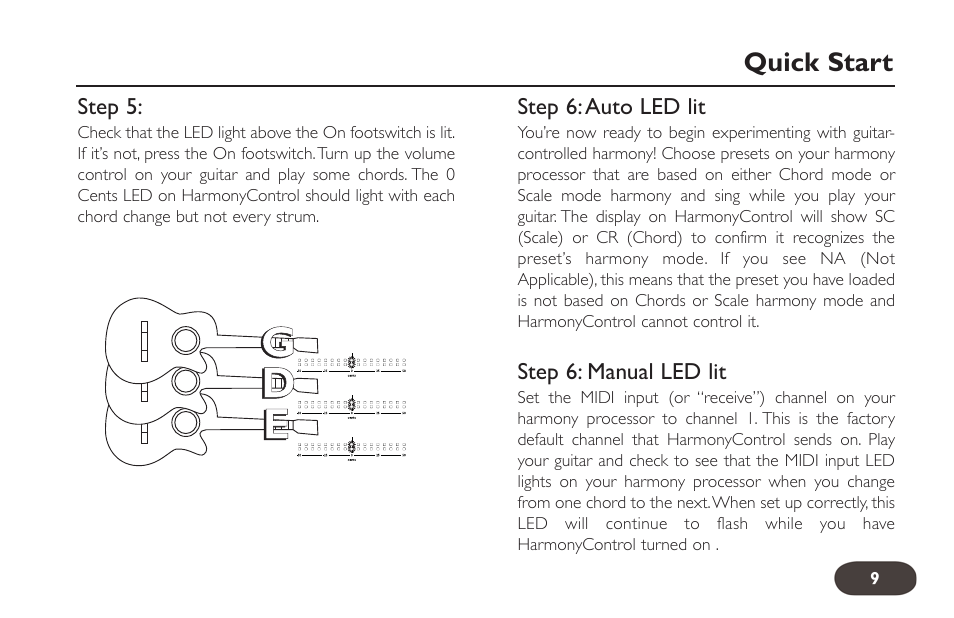Gd d e e | TC-Helicon HarmonyControl Guitar User Manual | Page 8 / 24
