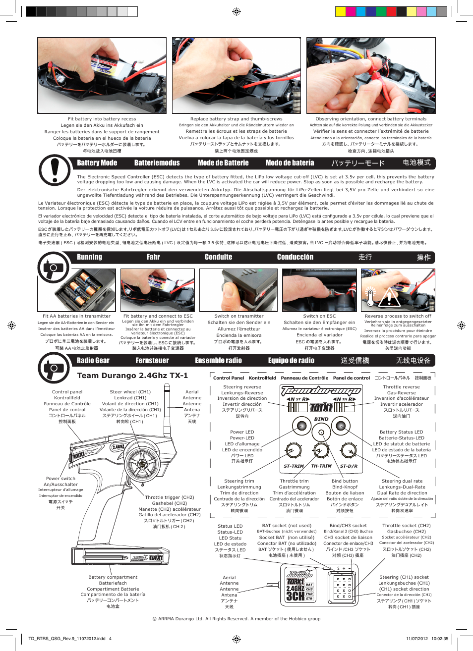 Team Durango DEX210 User Manual | Page 4 / 20