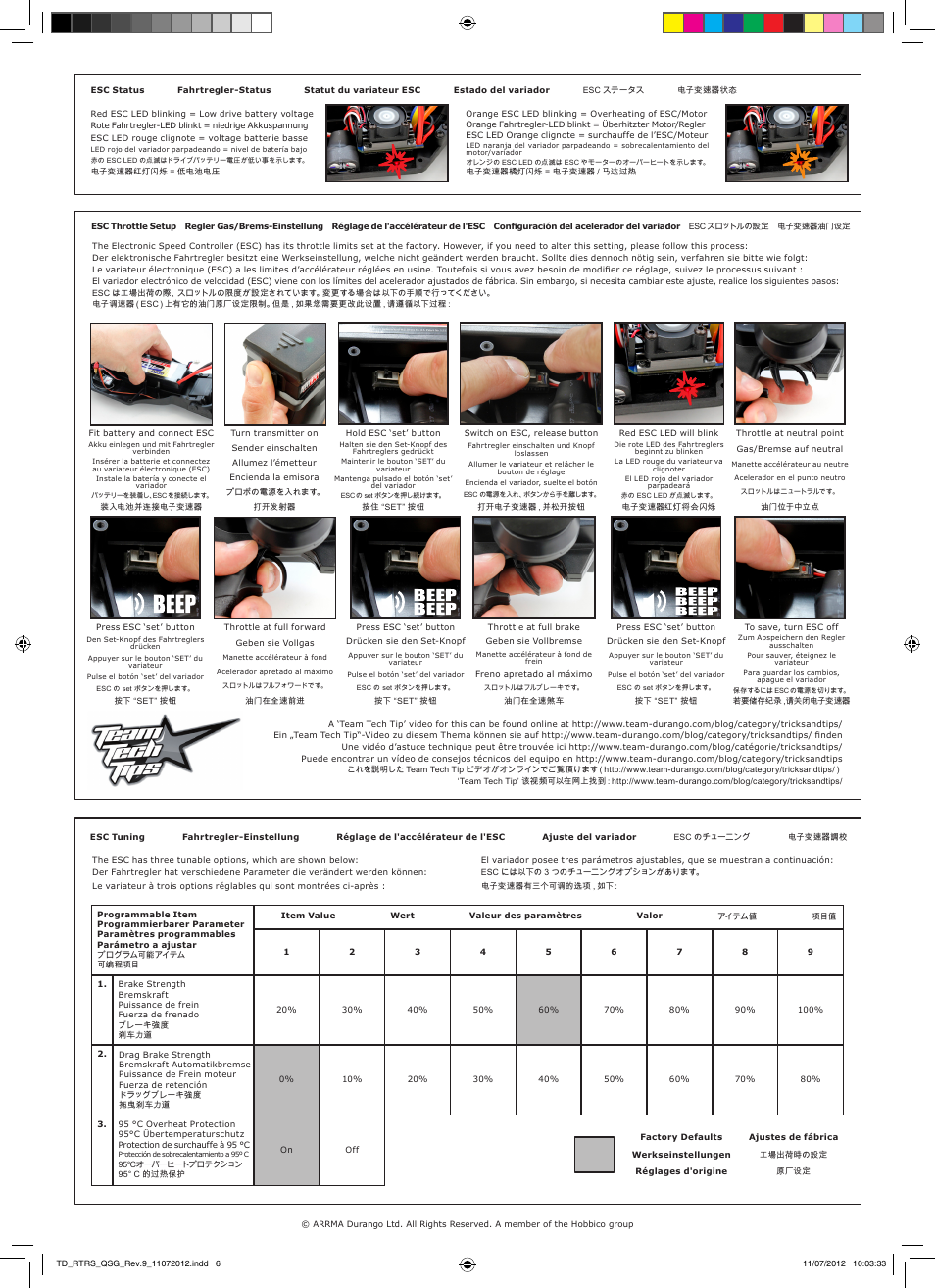 Team Durango DEX210 User Manual | Page 6 / 20
