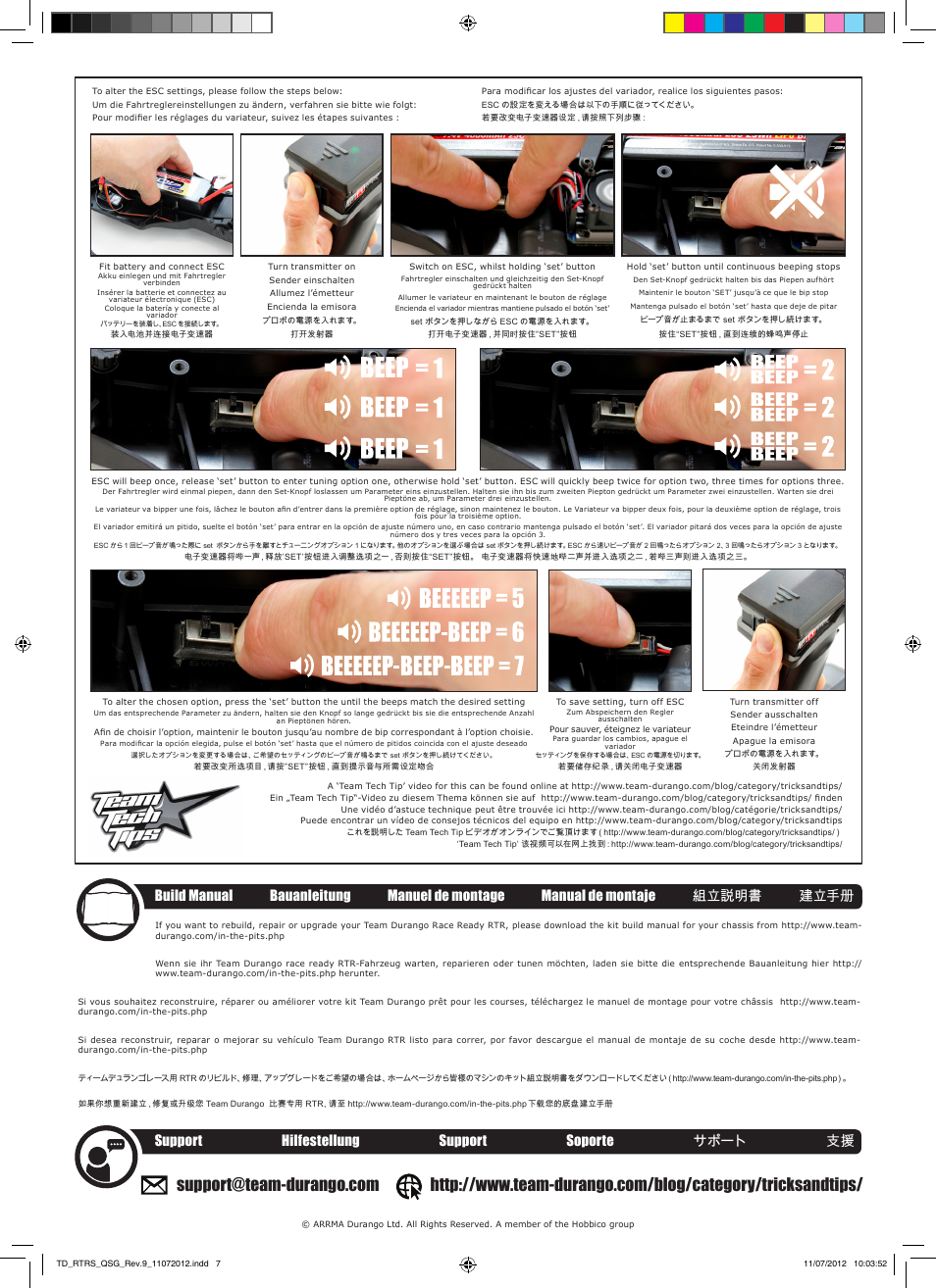 Team Durango DEX210 User Manual | Page 7 / 20