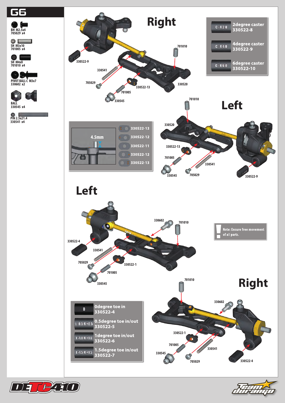 Right left left right | Team Durango DETC410 User Manual | Page 22 / 48