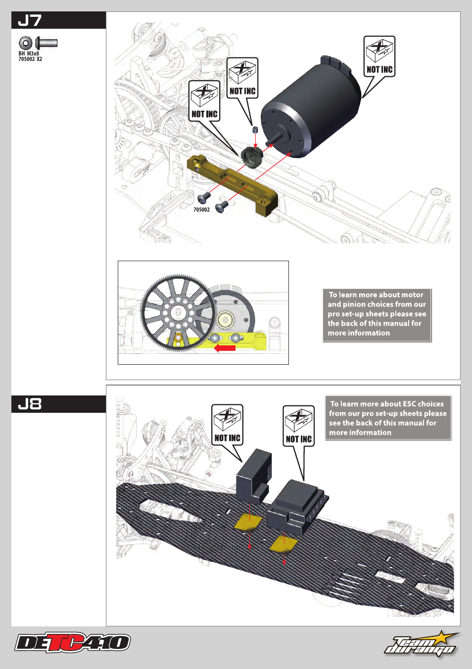 J7 j8 | Team Durango DETC410 User Manual | Page 35 / 48