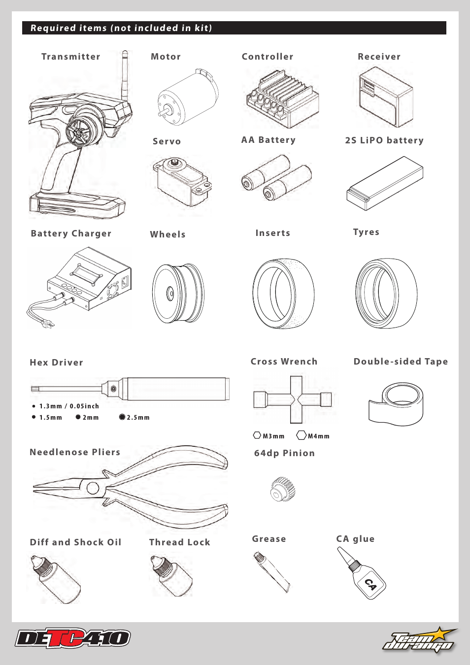 Team Durango DETC410 User Manual | Page 9 / 48