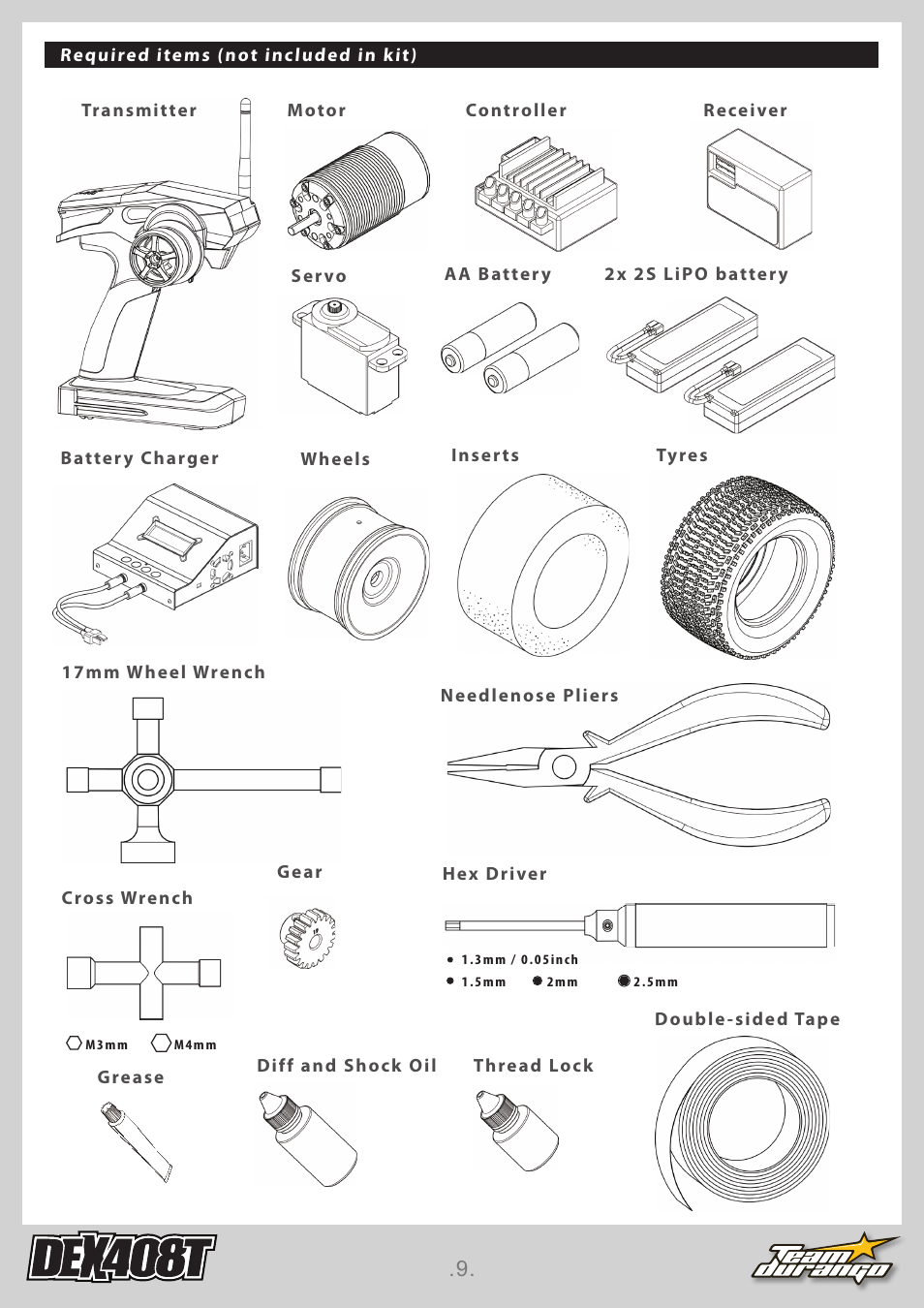 Team Durango DEX408T User Manual | Page 9 / 44