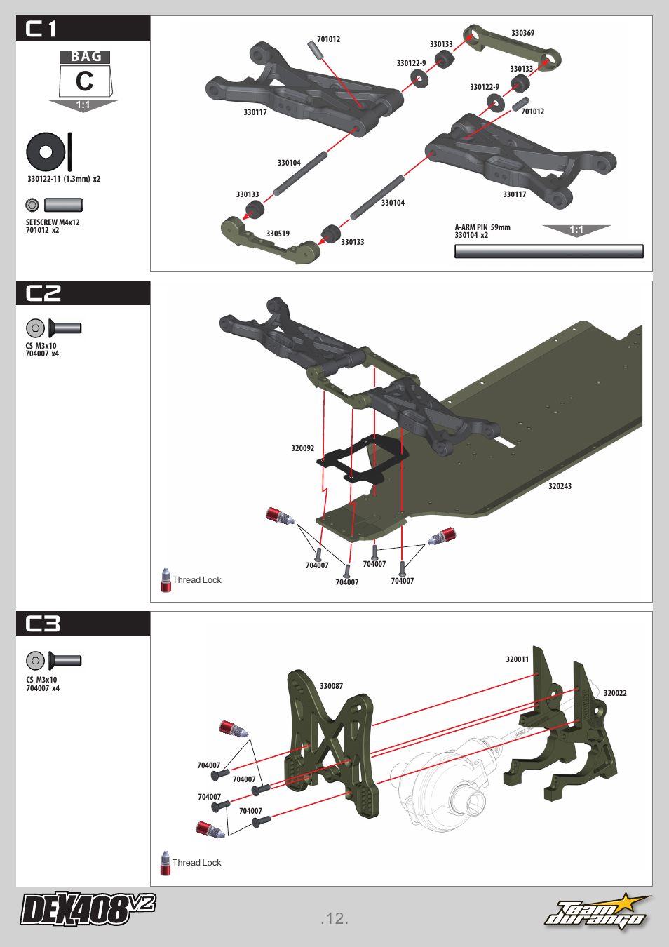 Cc1 c2 c3 | Team Durango DEX408 v2 User Manual | Page 12 / 44