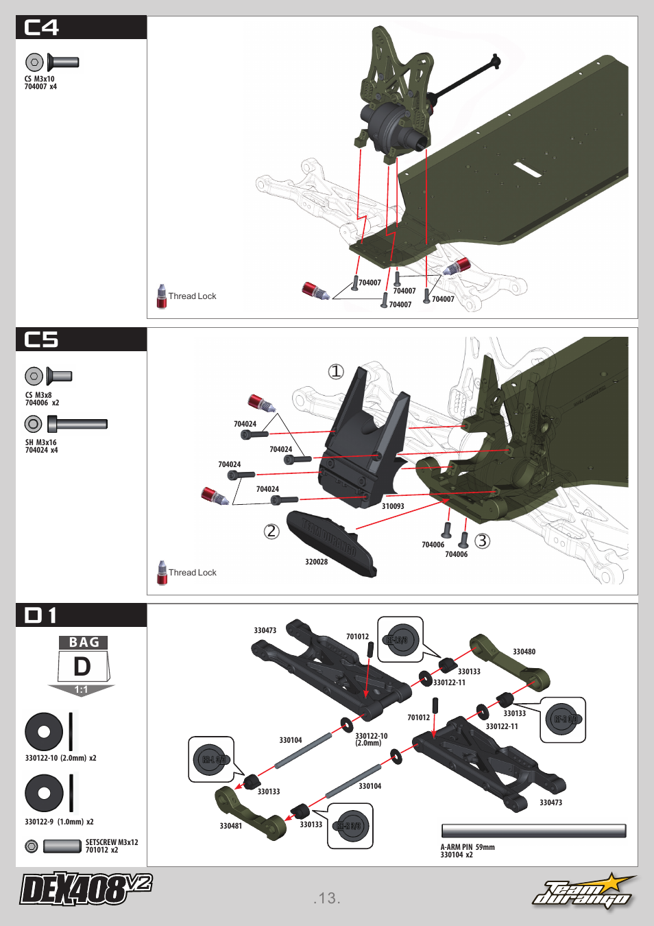 Dc4 c5 d1 | Team Durango DEX408 v2 User Manual | Page 13 / 44