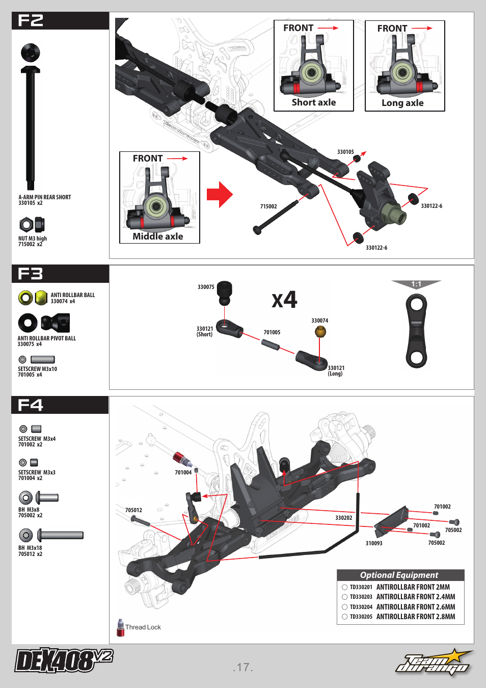 F2 f3 f4 | Team Durango DEX408 v2 User Manual | Page 17 / 44