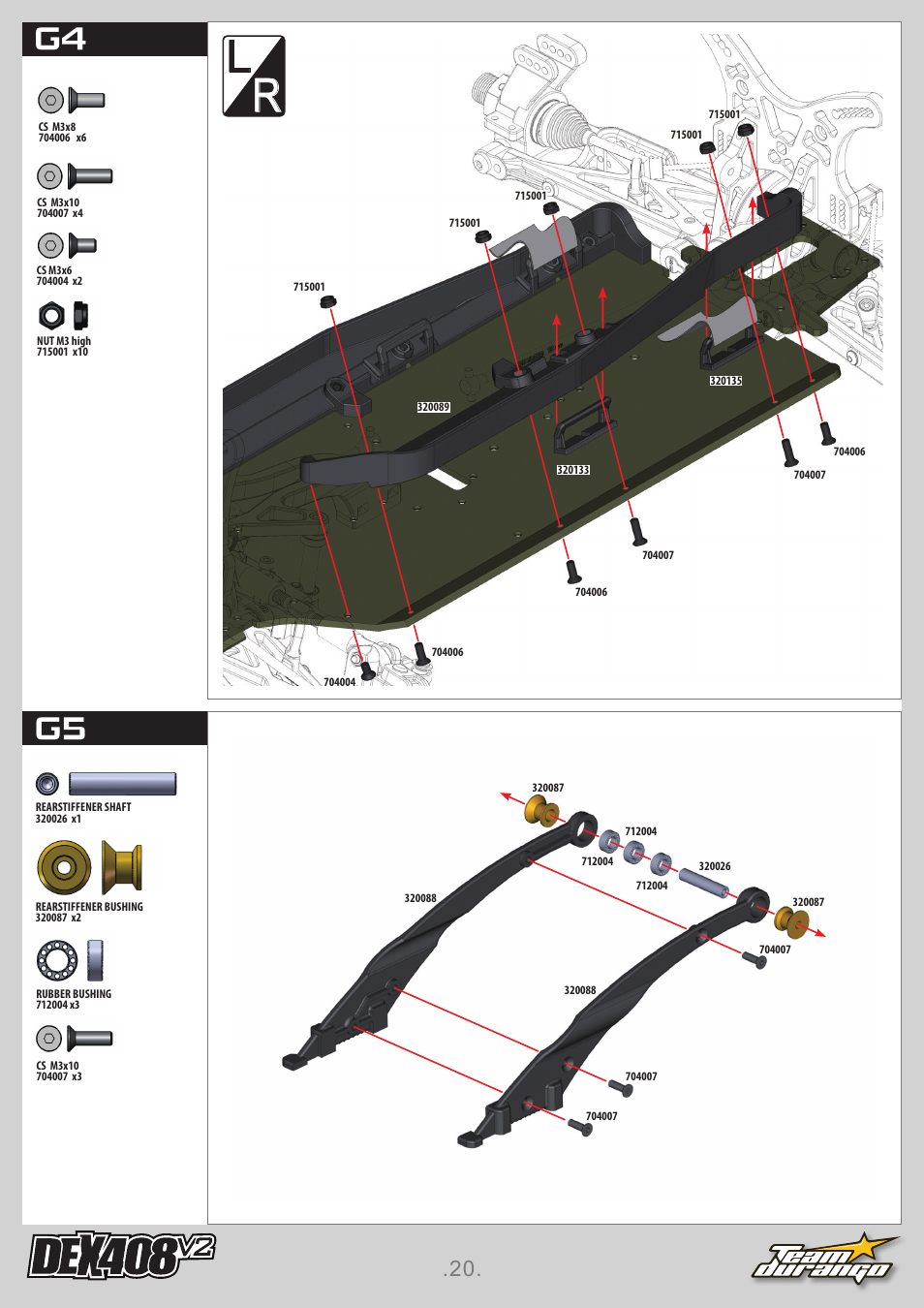 G4 g5 | Team Durango DEX408 v2 User Manual | Page 20 / 44