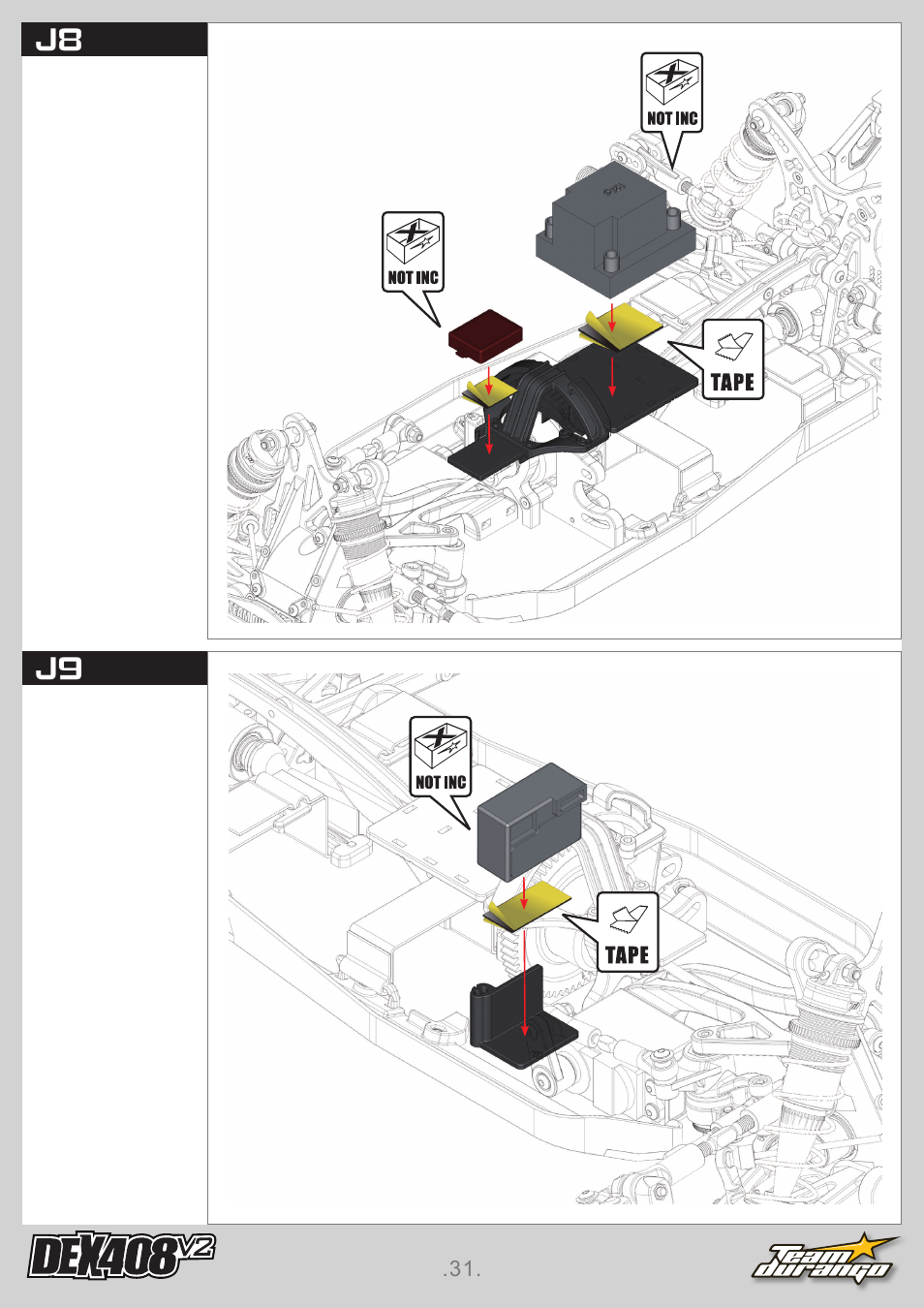 J8 j9 | Team Durango DEX408 v2 User Manual | Page 31 / 44