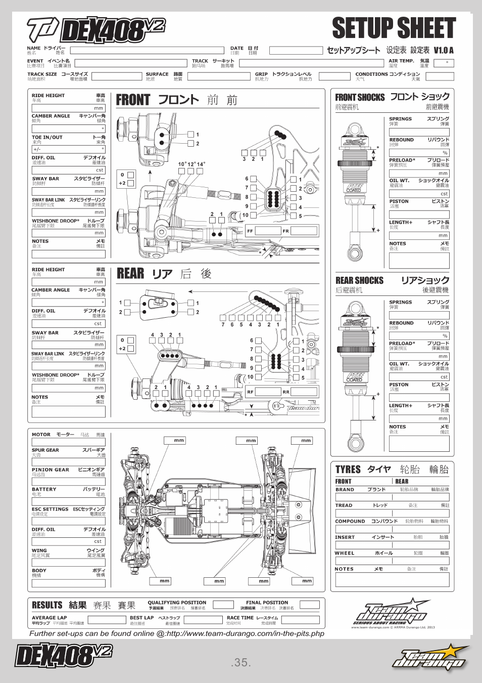 Team Durango DEX408 v2 User Manual | Page 35 / 44