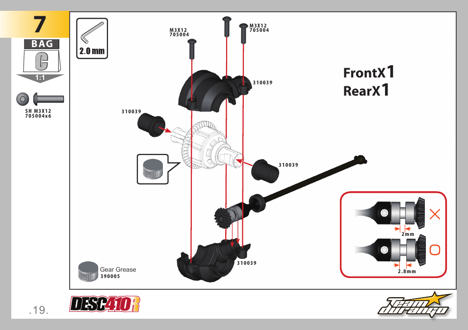 Frontx, Rearx | Team Durango DESC410R v2 User Manual | Page 19 / 84