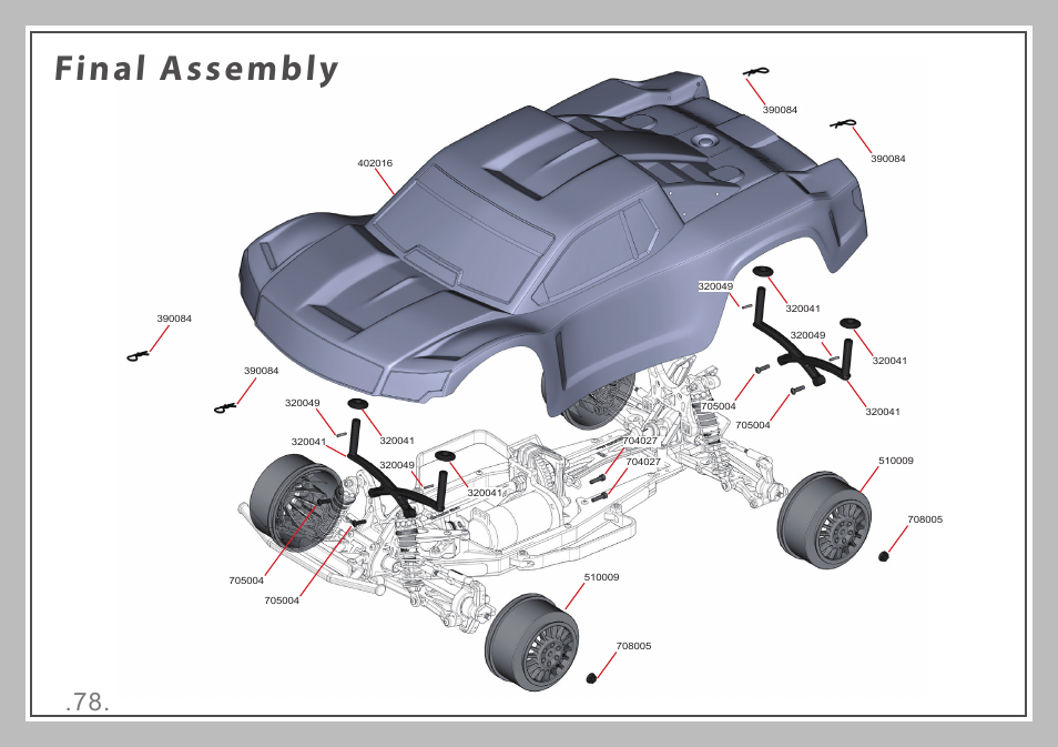 Final assembly | Team Durango DESC410R v2 User Manual | Page 78 / 84