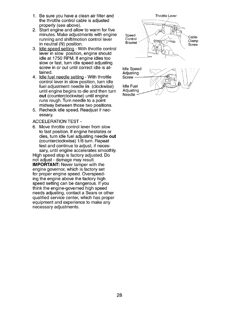 Craftsman 917.273840 User Manual | Page 28 / 60
