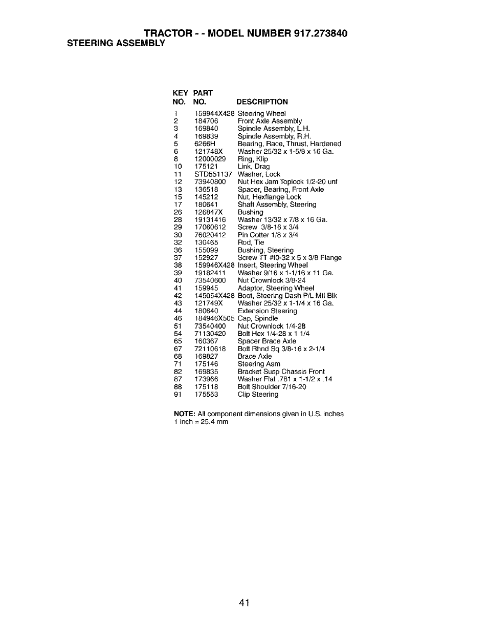Craftsman 917.273840 User Manual | Page 41 / 60