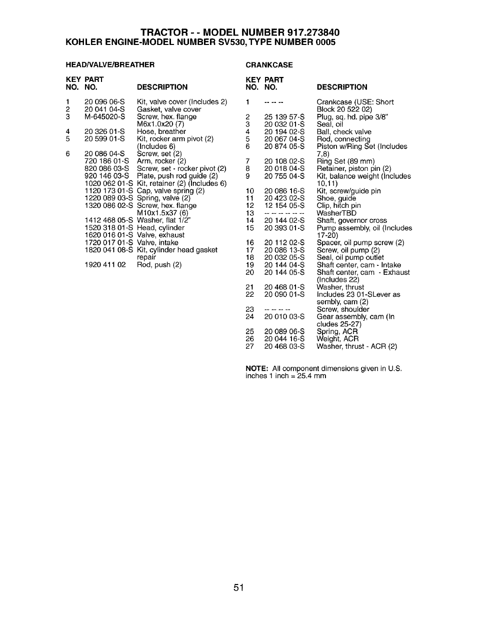 Craftsman 917.273840 User Manual | Page 51 / 60