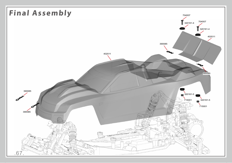 Final assembly | Team Durango DEST210R User Manual | Page 67 / 76