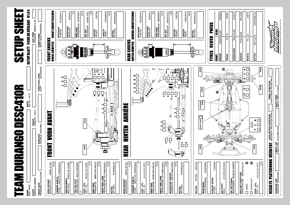 Team Durango DESC410 v2 User Manual | Page 64 / 86