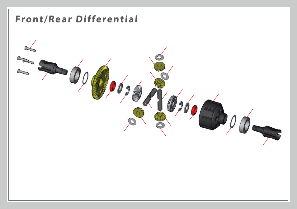 Front/rear differential | Team Durango DEX410 v3 User Manual | Page 59 / 76