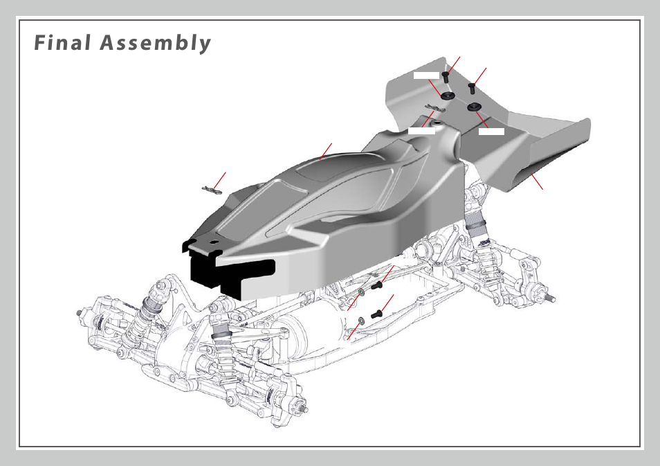 Final assembly | Team Durango DEX410 v3 User Manual | Page 69 / 76