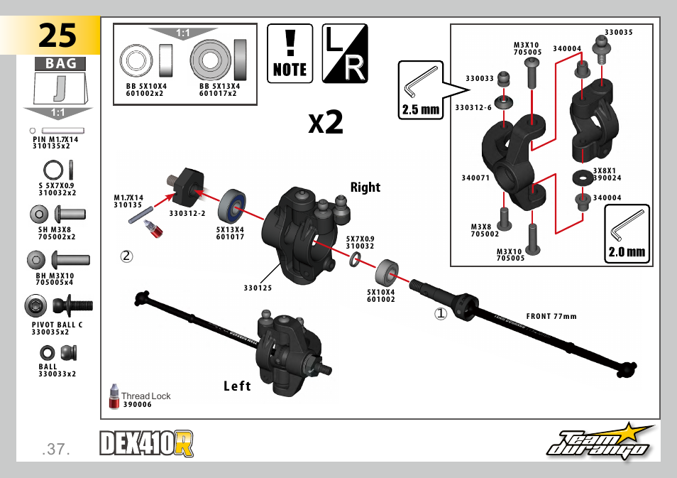 Left right | Team Durango DEX410R v3 User Manual | Page 37 / 76