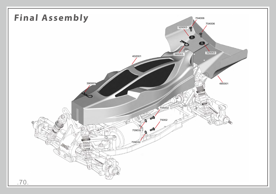 Final assembly | Team Durango DEX410R v3 User Manual | Page 70 / 76