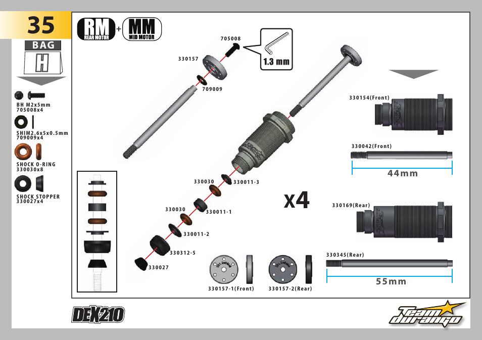 Team Durango DEX210 User Manual | Page 44 / 72