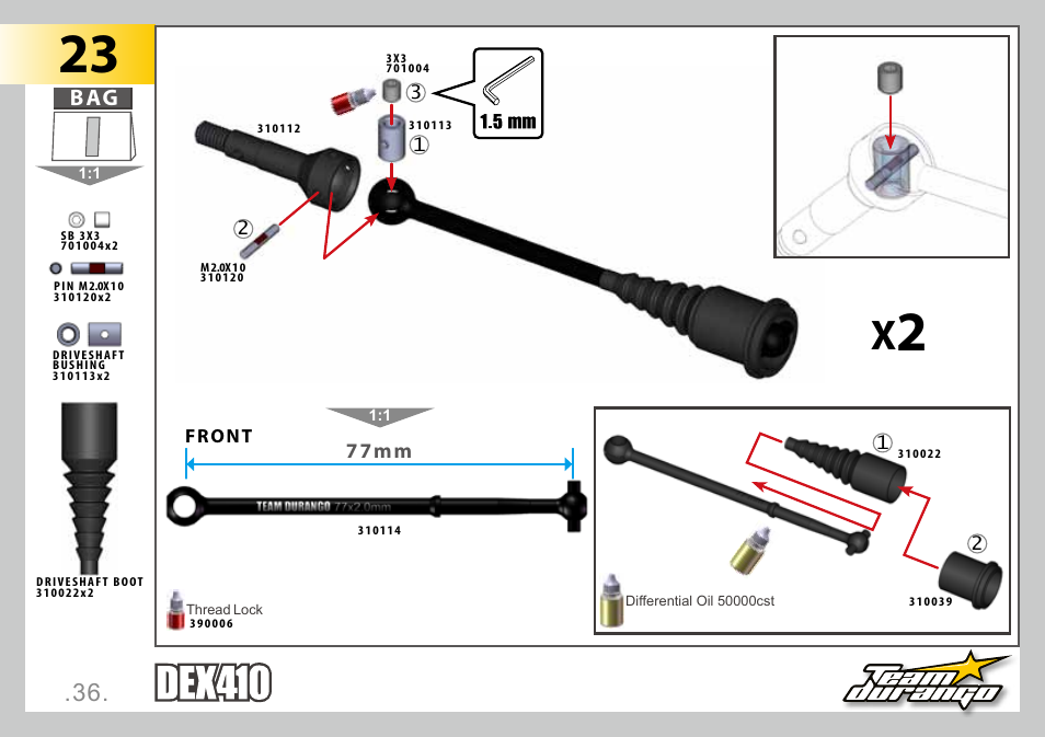 Team Durango DEX410 User Manual | Page 36 / 76