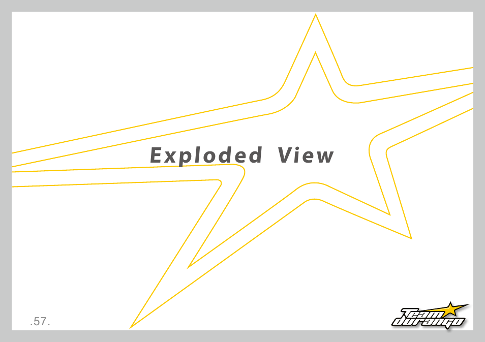 Exploded view | Team Durango DEX410 User Manual | Page 57 / 76