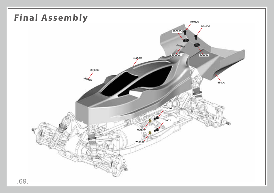 Final assembly | Team Durango DEX410 User Manual | Page 69 / 76