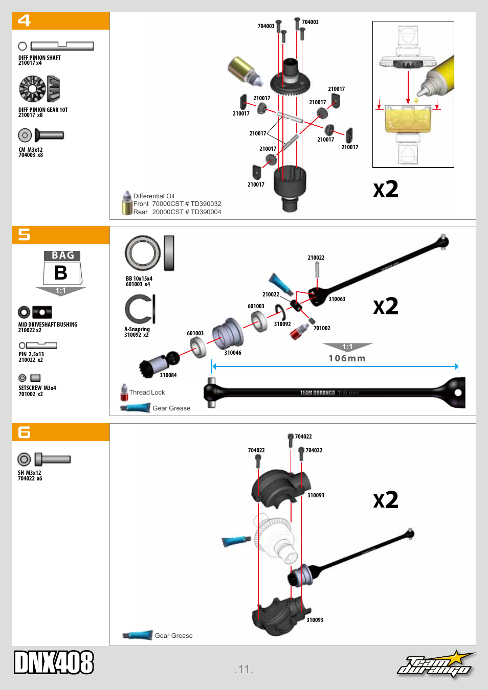 B4 5 6 | Team Durango DNX408 User Manual | Page 11 / 44