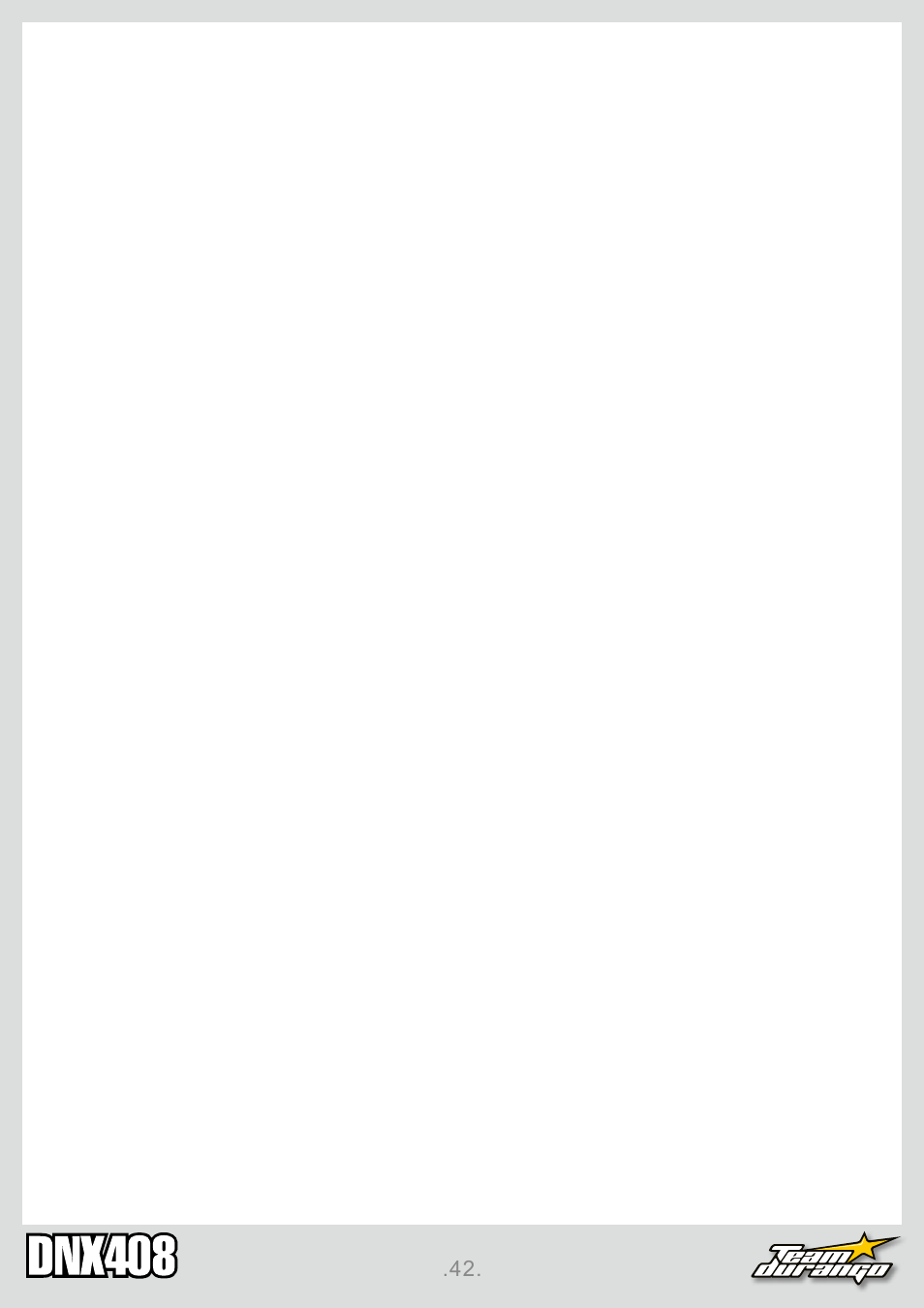 Team Durango DNX408 User Manual | Page 42 / 44