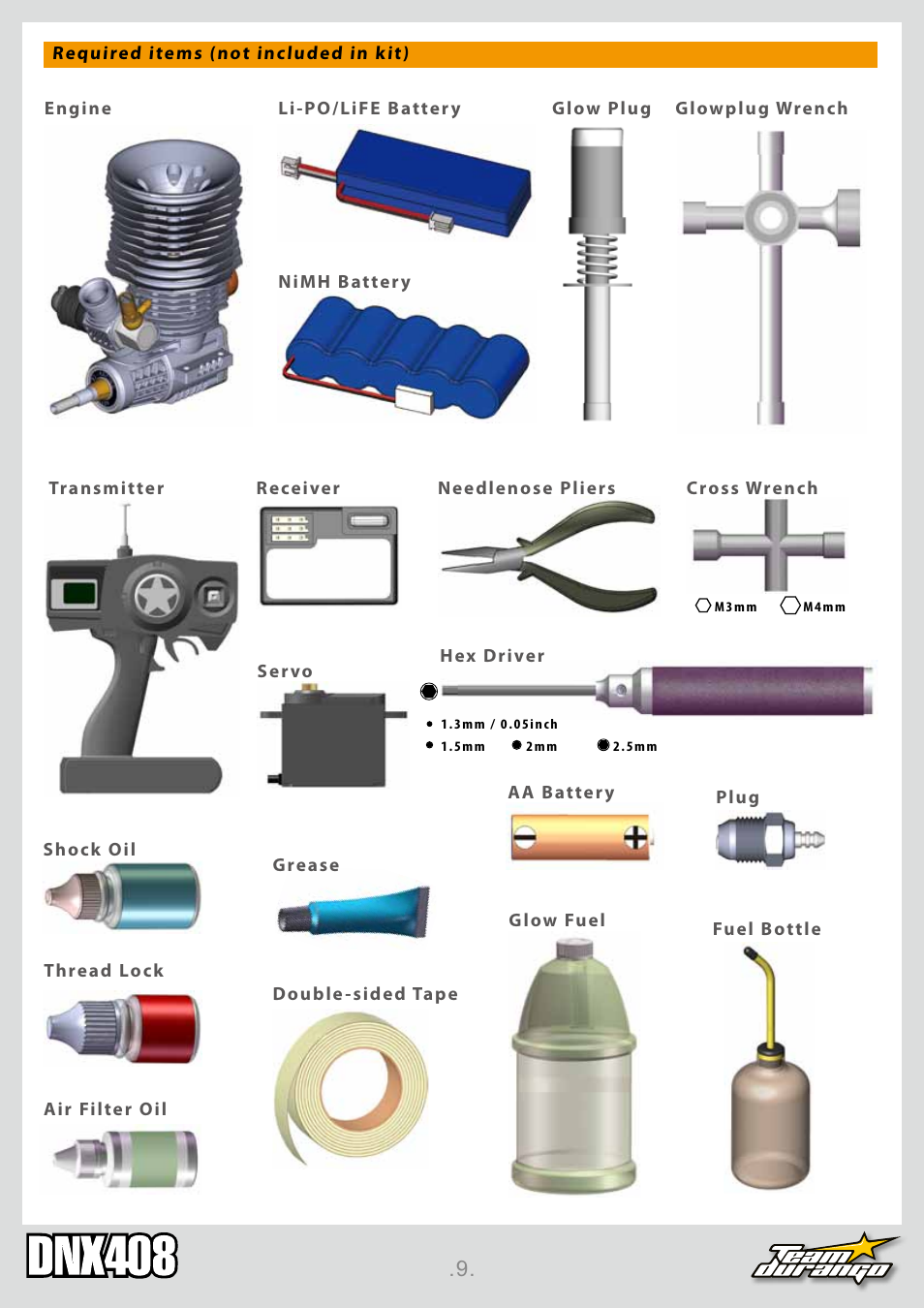 Team Durango DNX408 User Manual | Page 9 / 44