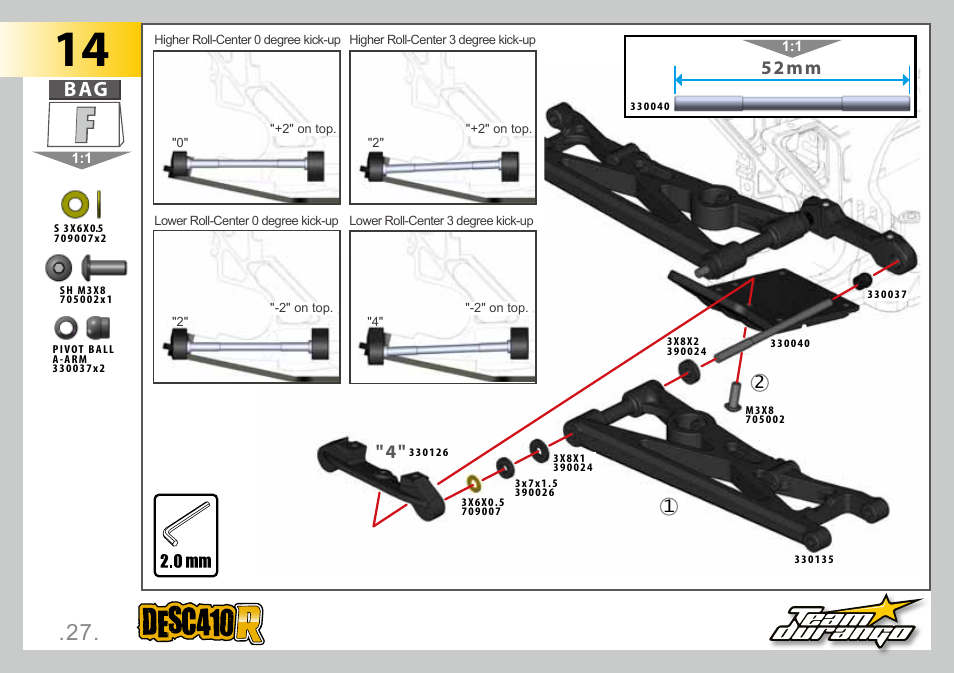 52mm | Team Durango DESC410R User Manual | Page 27 / 84
