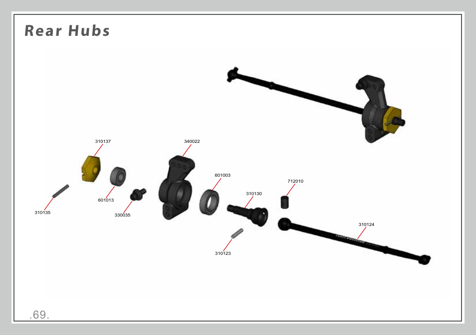Rear hubs | Team Durango DESC410R User Manual | Page 69 / 84
