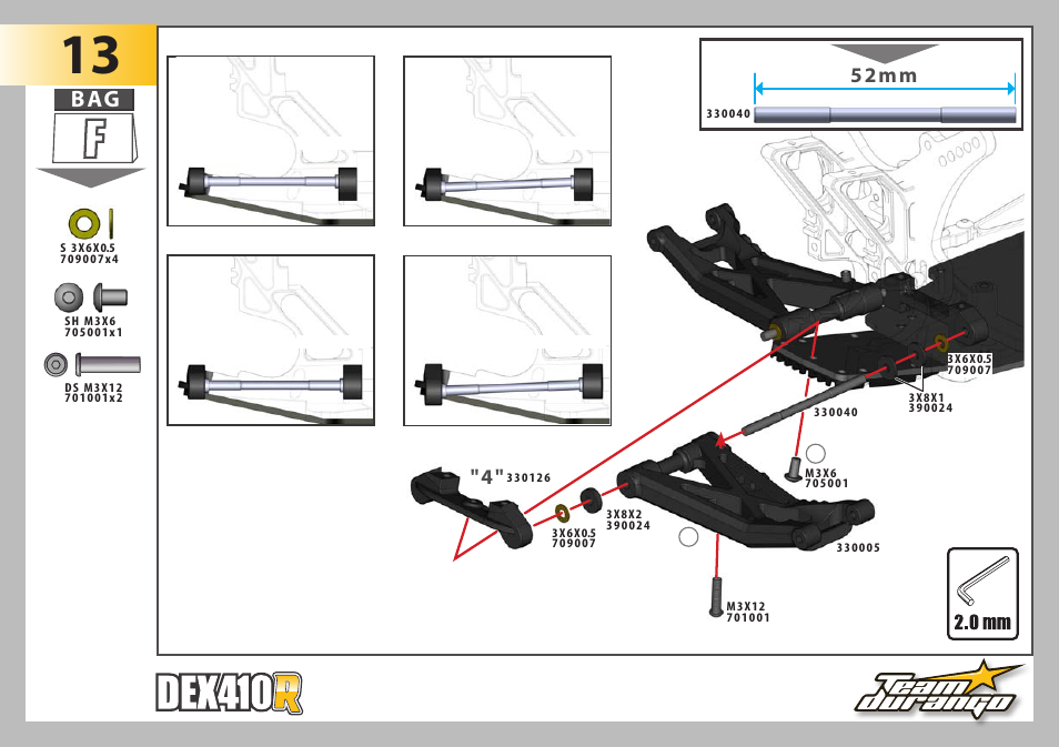 52mm | Team Durango DEX410R User Manual | Page 26 / 76