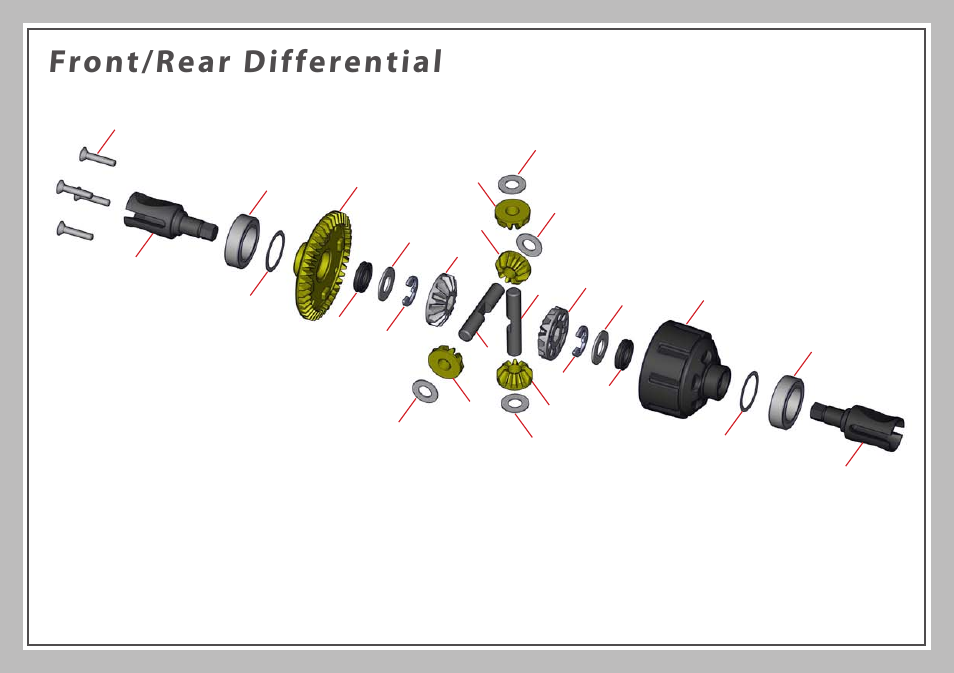 Front/rear differential | Team Durango DEX410R User Manual | Page 61 / 76