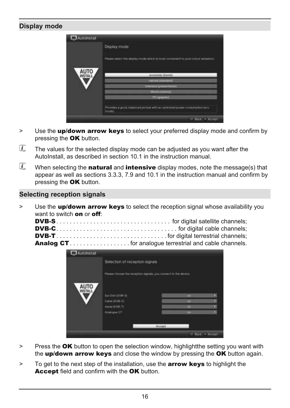 TechniSat TechniVision ISIO 55 User Manual | Page 16 / 44