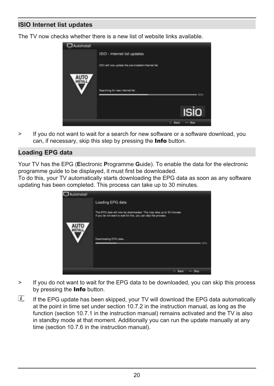 TechniSat TechniVision ISIO 55 User Manual | Page 20 / 44