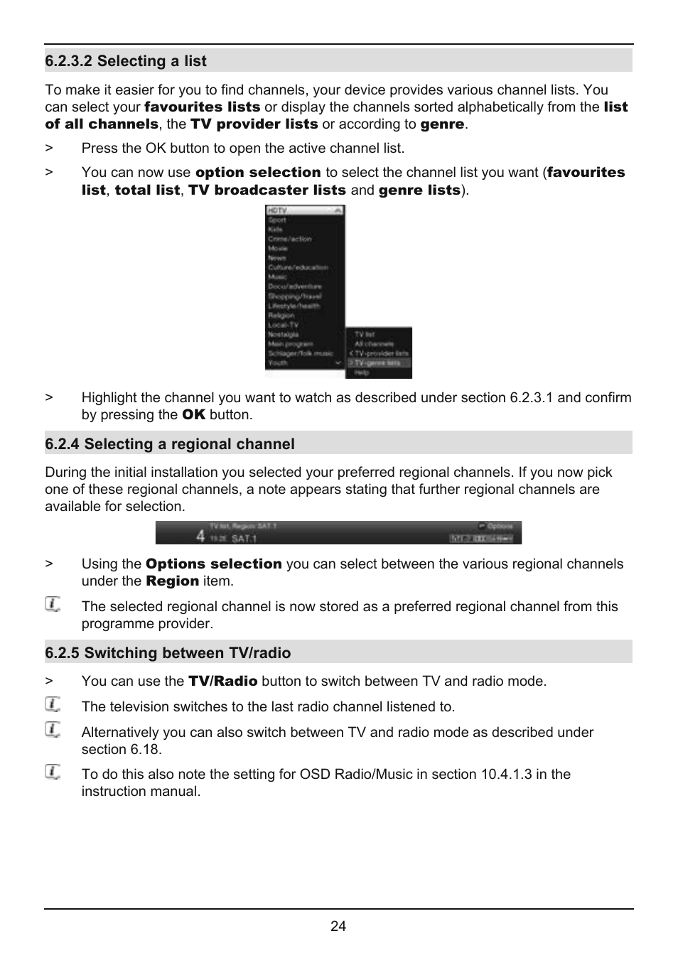 TechniSat TechniVision ISIO 55 User Manual | Page 24 / 44