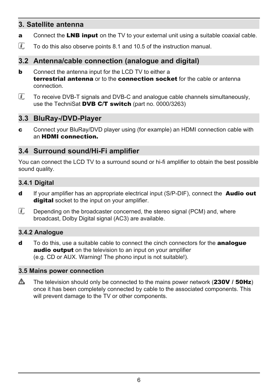 TechniSat TechniVision ISIO 55 User Manual | Page 6 / 44