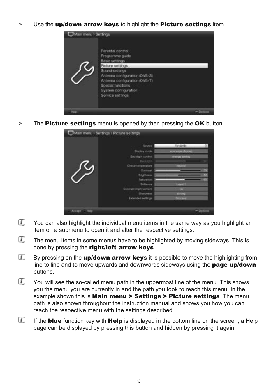 TechniSat TechniVision ISIO 55 User Manual | Page 9 / 44