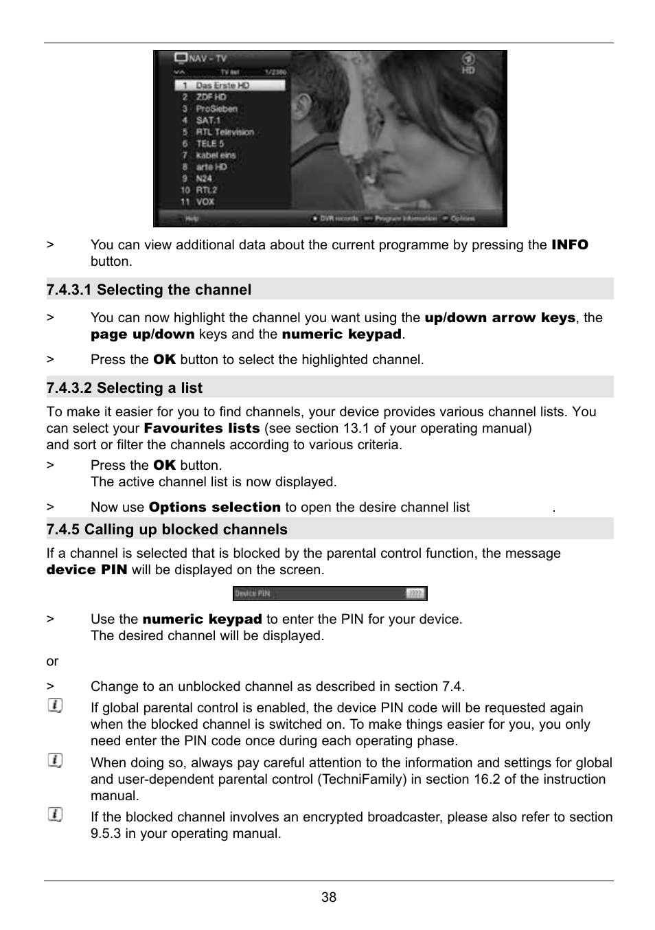 TechniSat TechniCorder ISIO STC User Manual | Page 38 / 64