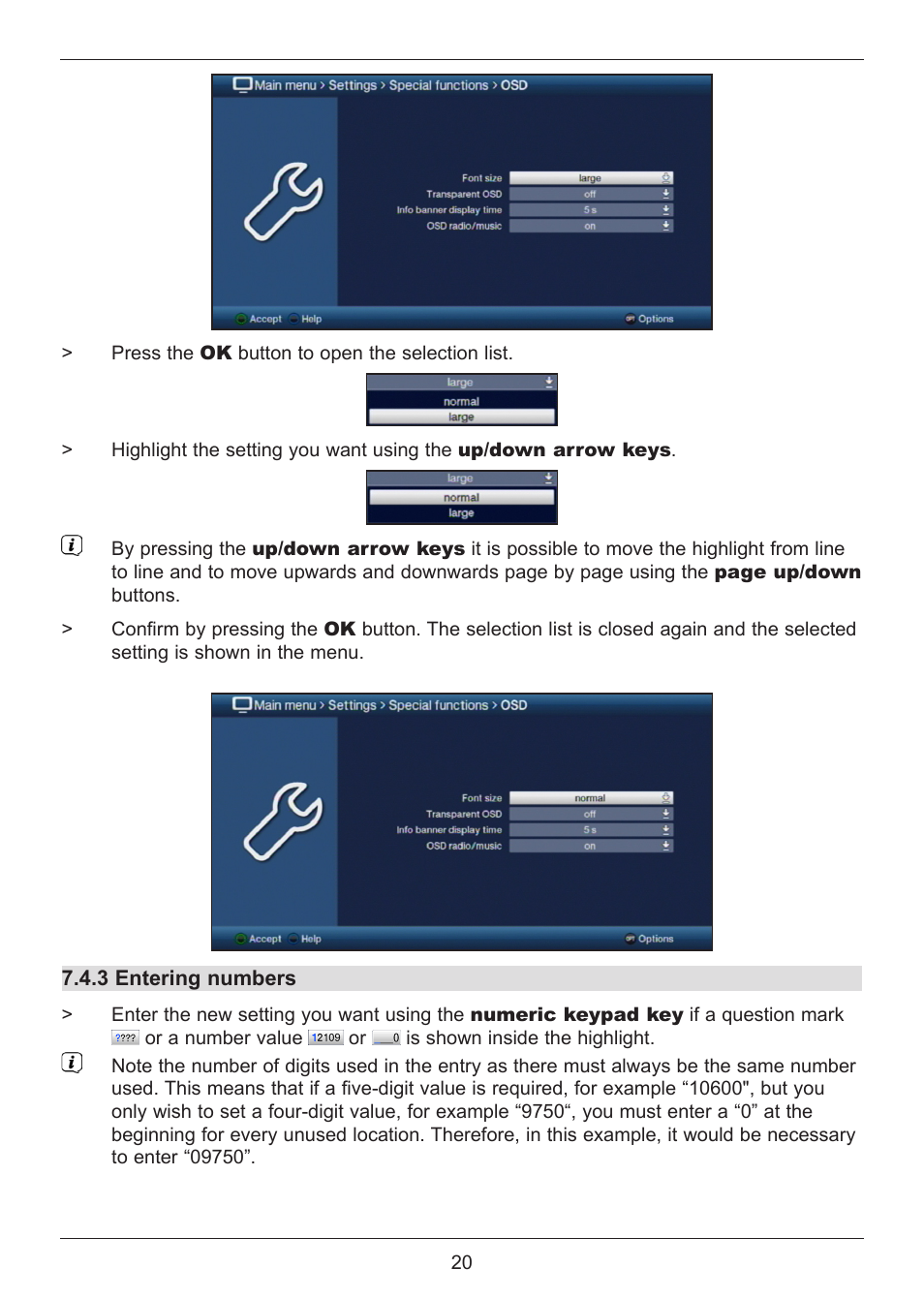 TechniSat DIGIT ISIO S User Manual | Page 20 / 48