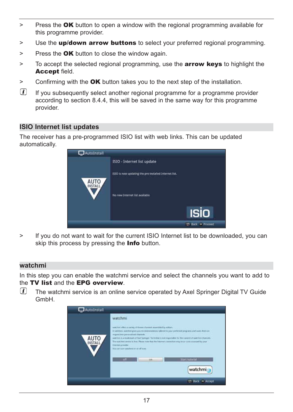 TechniSat DIGIT ISIO S2 User Manual | Page 17 / 48