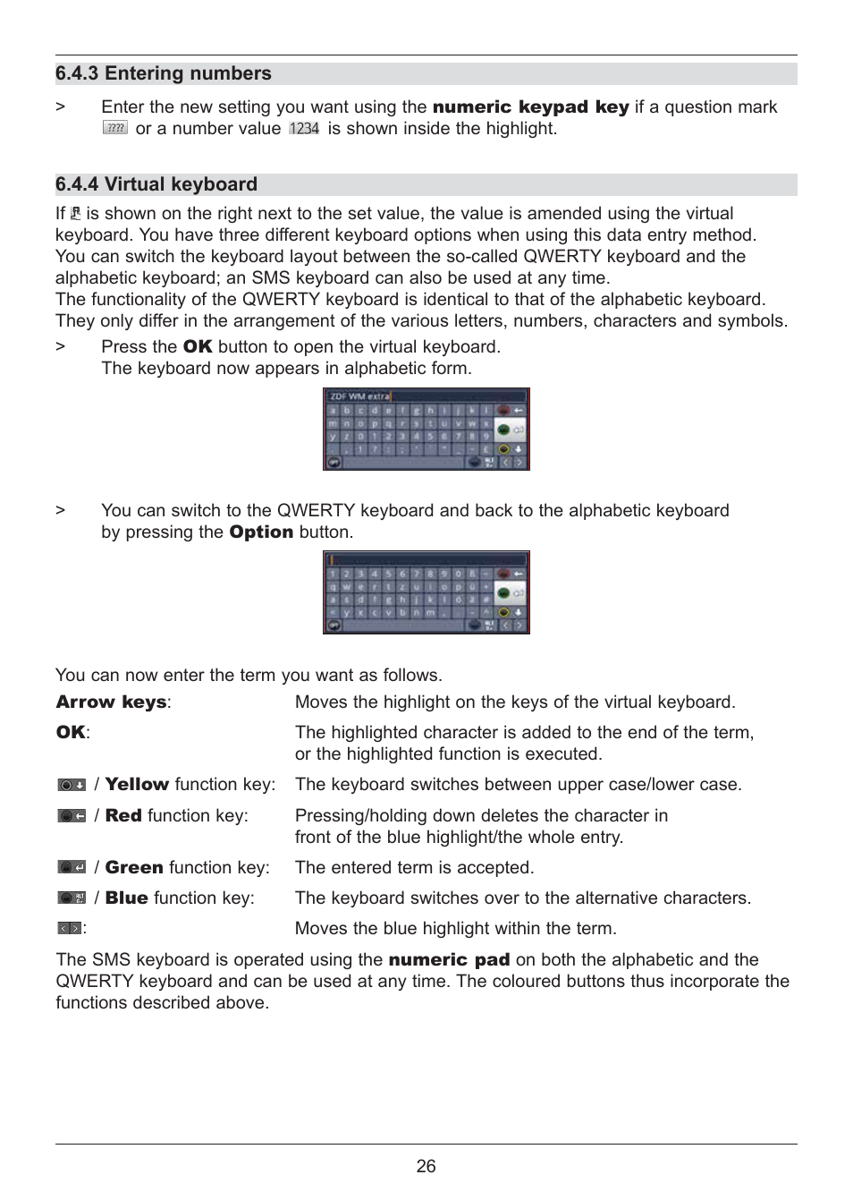 4 ändern einer einstellung | TechniSat DIGIT ISIO S2 User Manual | Page 26 / 48