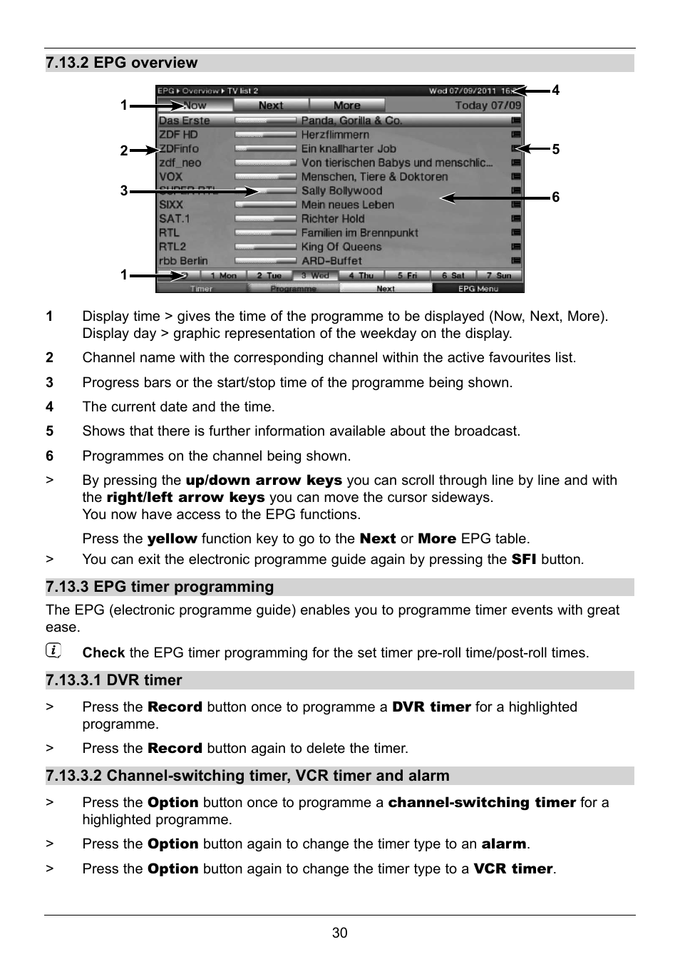 TechniSat TechniStar S2 User Manual | Page 30 / 48