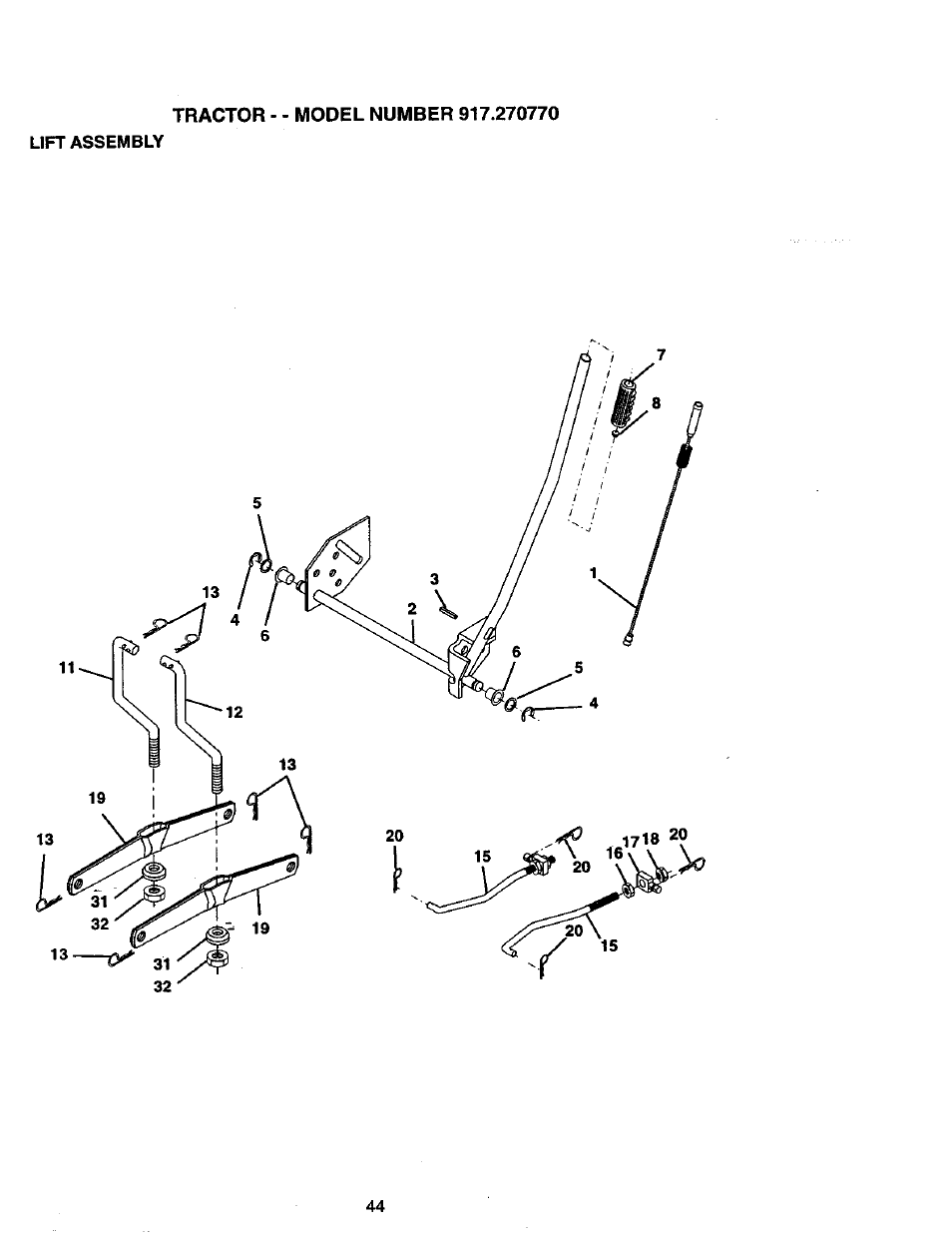 Craftsman 917.270770 User Manual | Page 44 / 60