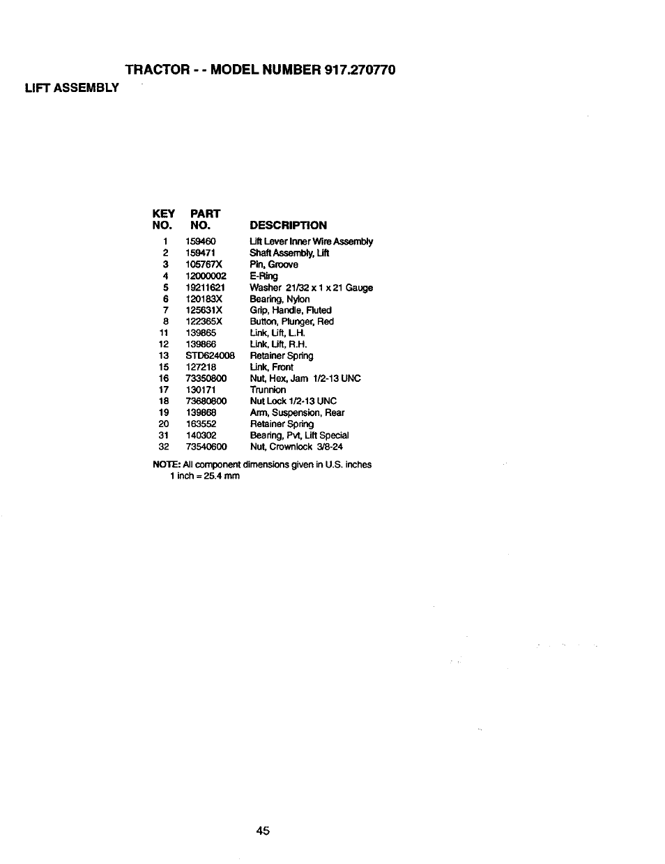 Craftsman 917.270770 User Manual | Page 45 / 60
