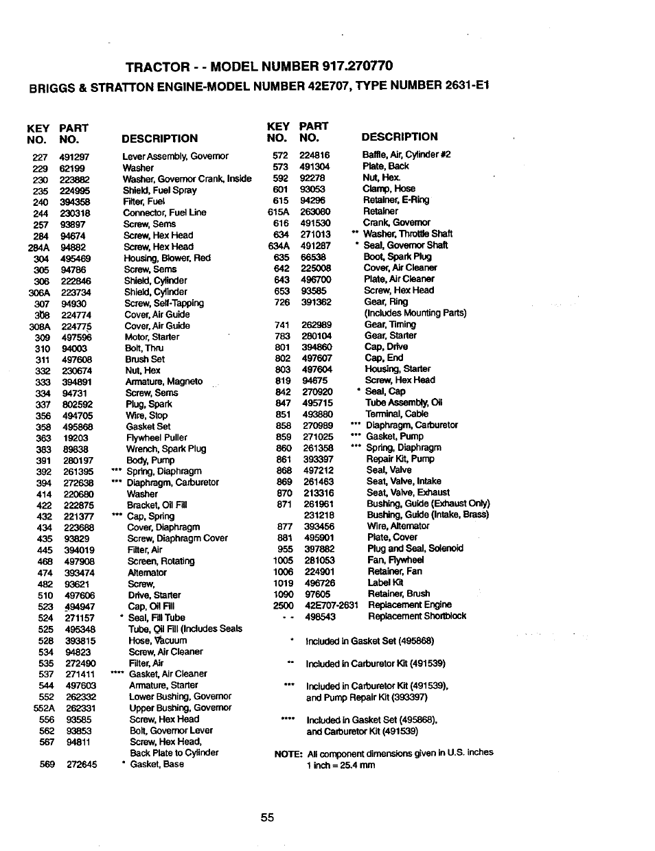 Craftsman 917.270770 User Manual | Page 55 / 60